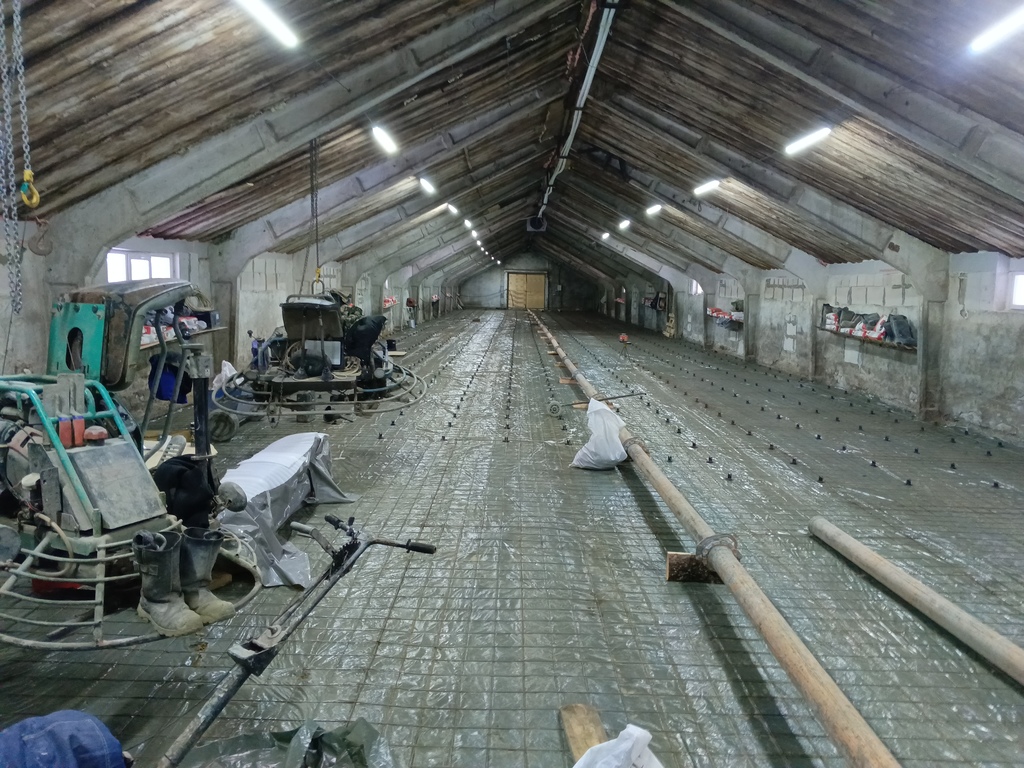 Заливка полов